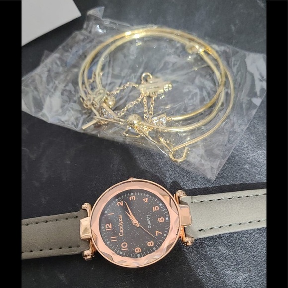 Grey Women's Watches Fashion Starry Sky Quartz - Picture 2 of 5